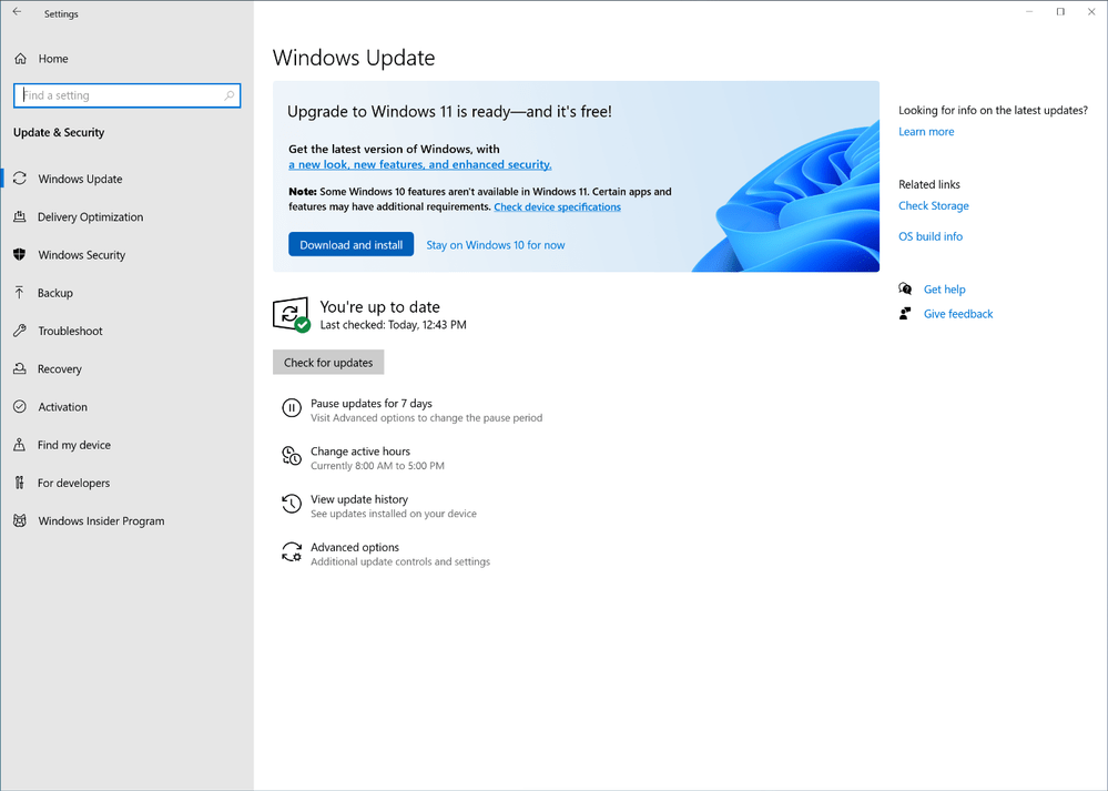 开始下载 Windows 11